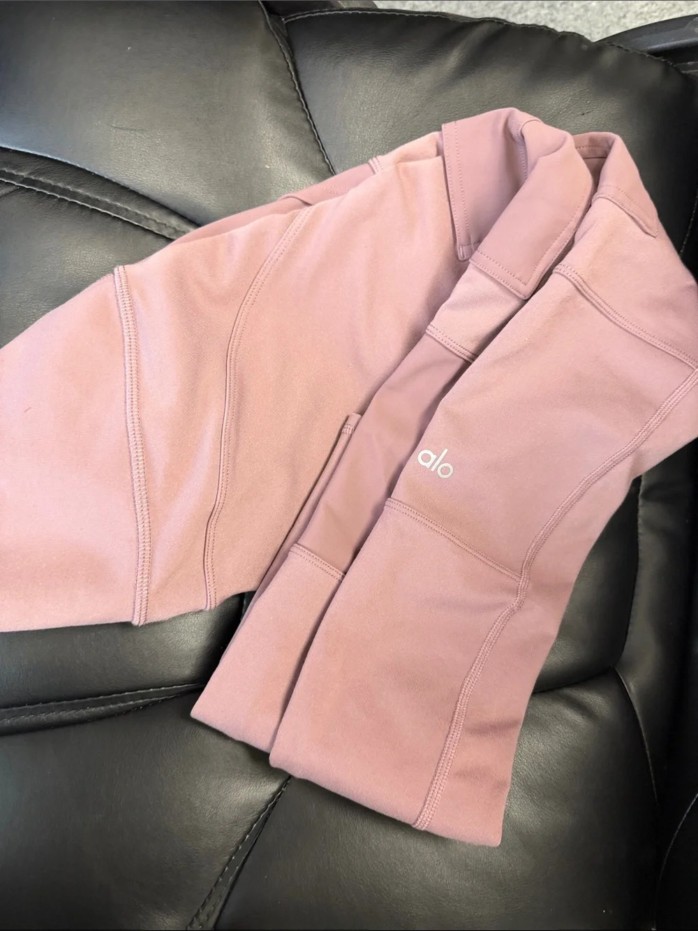ALO Yoga Mauve Pink High-Rise Leggings